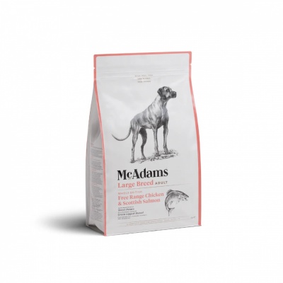 McAdams Food for medium and large dog breeds with salmon 2kg