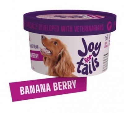 JOY FOR TAILS BANANA BERRY ice cream