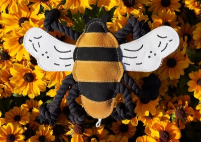Aurora Paws Bessie the Bumble Bee Eco Dog Toy