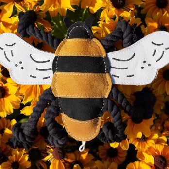 Aurora Paws Bessie the Bumble Bee Eco Dog Toy