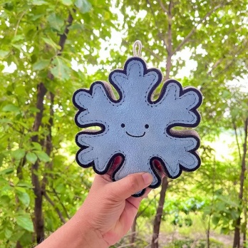 Aurora Paws Flakey the Snowflake Eco Dog Toy