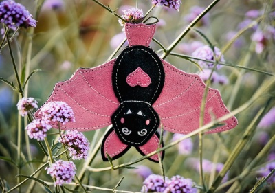 Aurora Paws Halloween Vampire Bat NORA BATTY Small Breed Eco Dog Toy