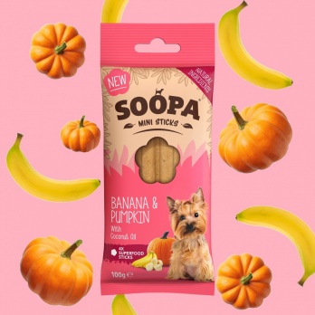 Soopa Dental Sticks Banana & Pumpkin for Mini Dogs