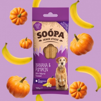 Soopa Dental Sticks Pumpkin & Flaxseed for Seniors