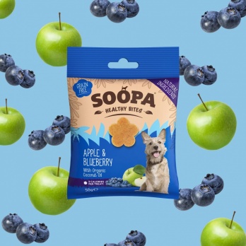 Soopa healthy bites apple & blueberry
