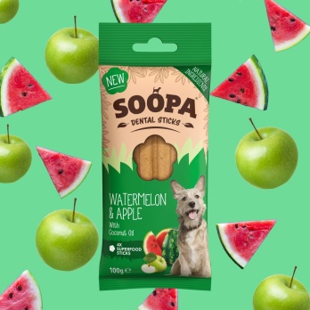 Soopa Dental Sticks Watermelon & Apple