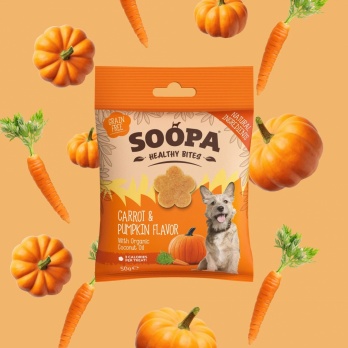Soopa healthy bits carrot & pumpkin