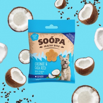 Soopa healthy bites coconut & chia seed
