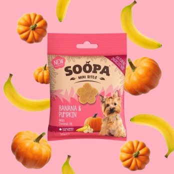 Soopa mini healthy bites banana & pumpkin