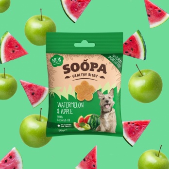 Soopa healthy bites watermelon & apple