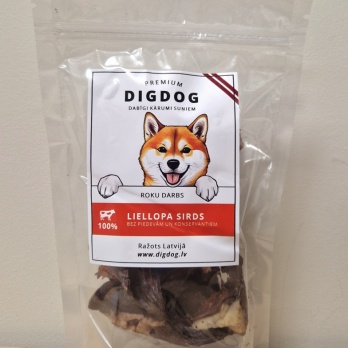 DigDog - Beef heart strips 40g