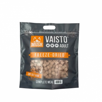MUSH VAISTO Liofilizētā barība vistas/tītara/jēra 800g
