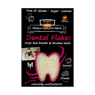 QChef Dental Flakes для кошек 80г