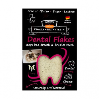 QChef Dental Flakes для кошек 80г