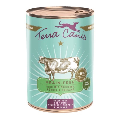 Terra Canis Beef with zucchini, pumpkin and oregano 400g