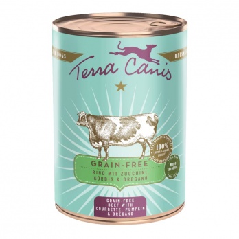 Terra Canis Beef with zucchini, pumpkin and oregano 400g