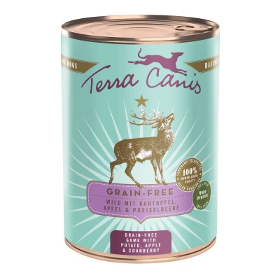 Terra Canis Venison with potato, apple and cranberry 400g