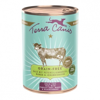 Terra Canis Veal with parsley root, mango and currant 400g