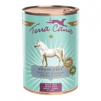 Terra Canis Horse with swede, fennel and sage 400g