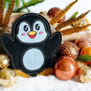 Aurora Paws Christmas Poppy the Penguin Eco Dog Toy