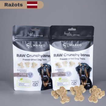 Marko delights RAW Crunchy bones