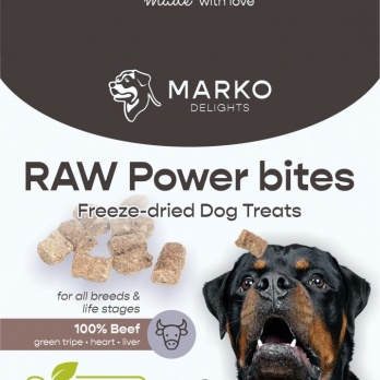 Marko Delights Beef green tripe, liver, heart