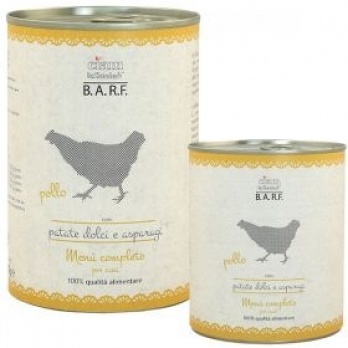 Dr.Clauder's B.A.R.F. Консервированный корм для собак - Куриное рагу 400г