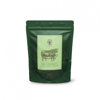 ESSENTIAL - Liellopa gaļas gardumi ar oregano 200g