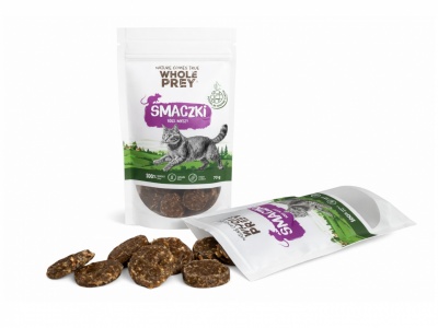 WHOLE PREY натуральные лакомства для кошек – 100% мышь 70г