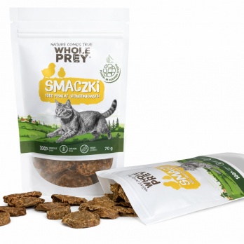 WHOLE PREY натуральные лакомства для кошек — 100% цыплёнок 70 г