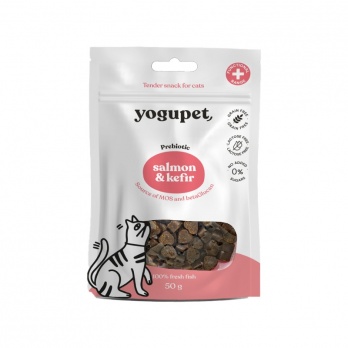 YoguPet Snack Salmon & Kefir for cats 50g