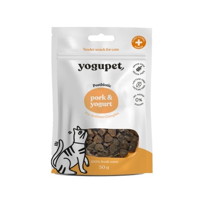YoguPet Snack Pork & Yogurt for cats 50g