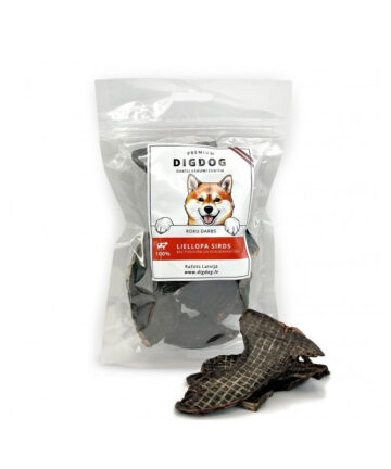 DigDog Liellopa sirds strēmelītes 40g