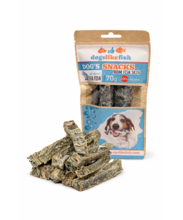 Dogs and Cats like Fish Mencas ādas stienīši 70g