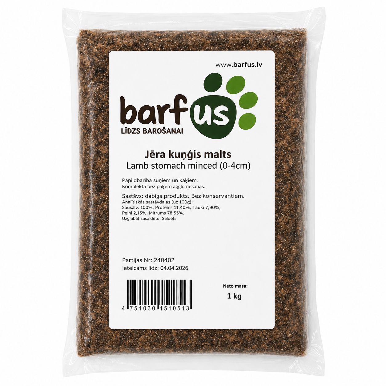 Barfus Jēra kuņģis MALTS