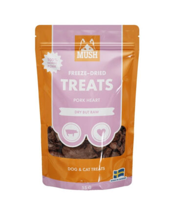 MUSH Treats Liofilizēta cūkas sirds