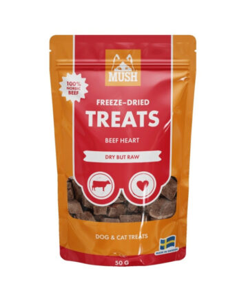 MUSH Treats Liofilizēta liellopu sirds