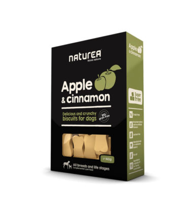 Naturea Cepumi suņiem ar ābolu un kanēļa garšu 140g