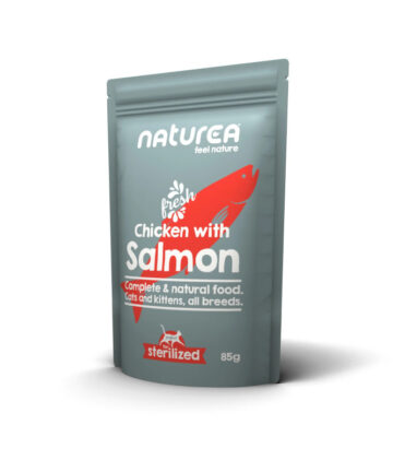 Naturea Cat chicken and salmon 85g