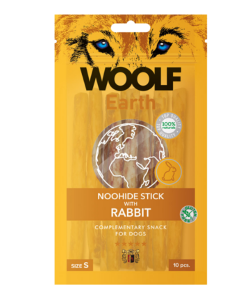 WOOLF Rabbit meat chew sticks S
