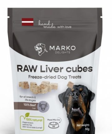 Marko Delights Raw liver cubes