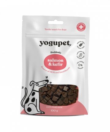 yogupet dog snacks salmon & kefir