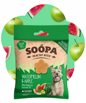 Soopa healthy bites watermelon & apple