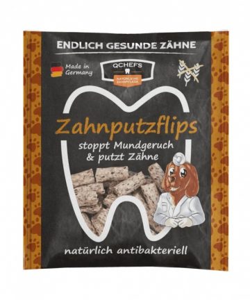 QChefs dogs zahnputzflip