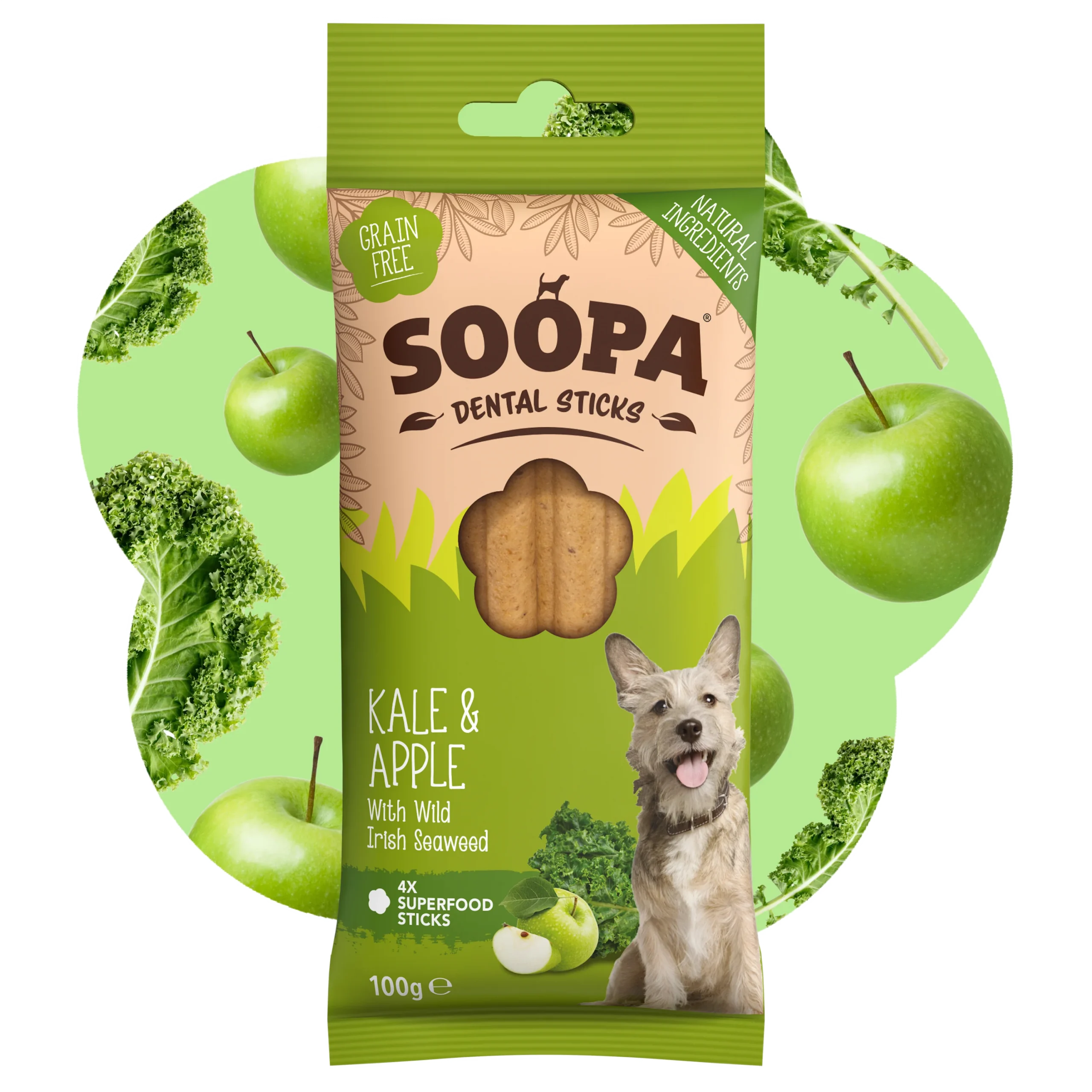 Soopa dental sticks kale & apple