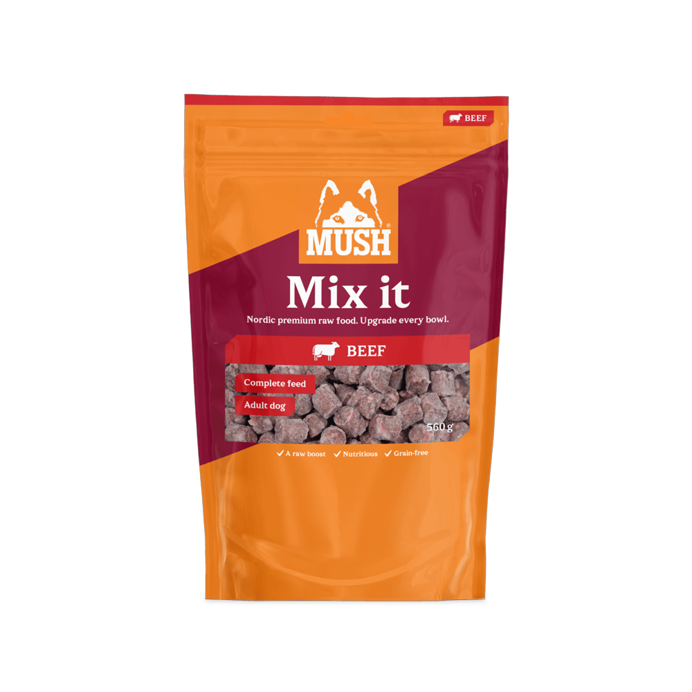 Mush Mix it – Raw Frozen Beef