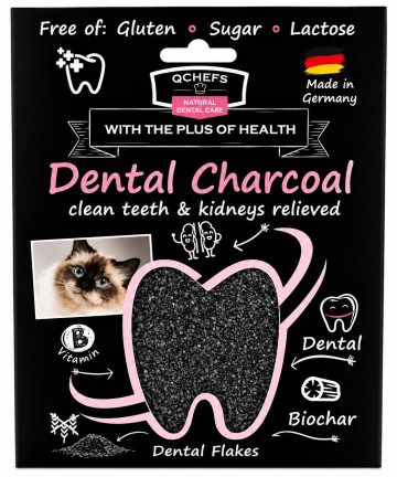 QChefs cats dental charcoal