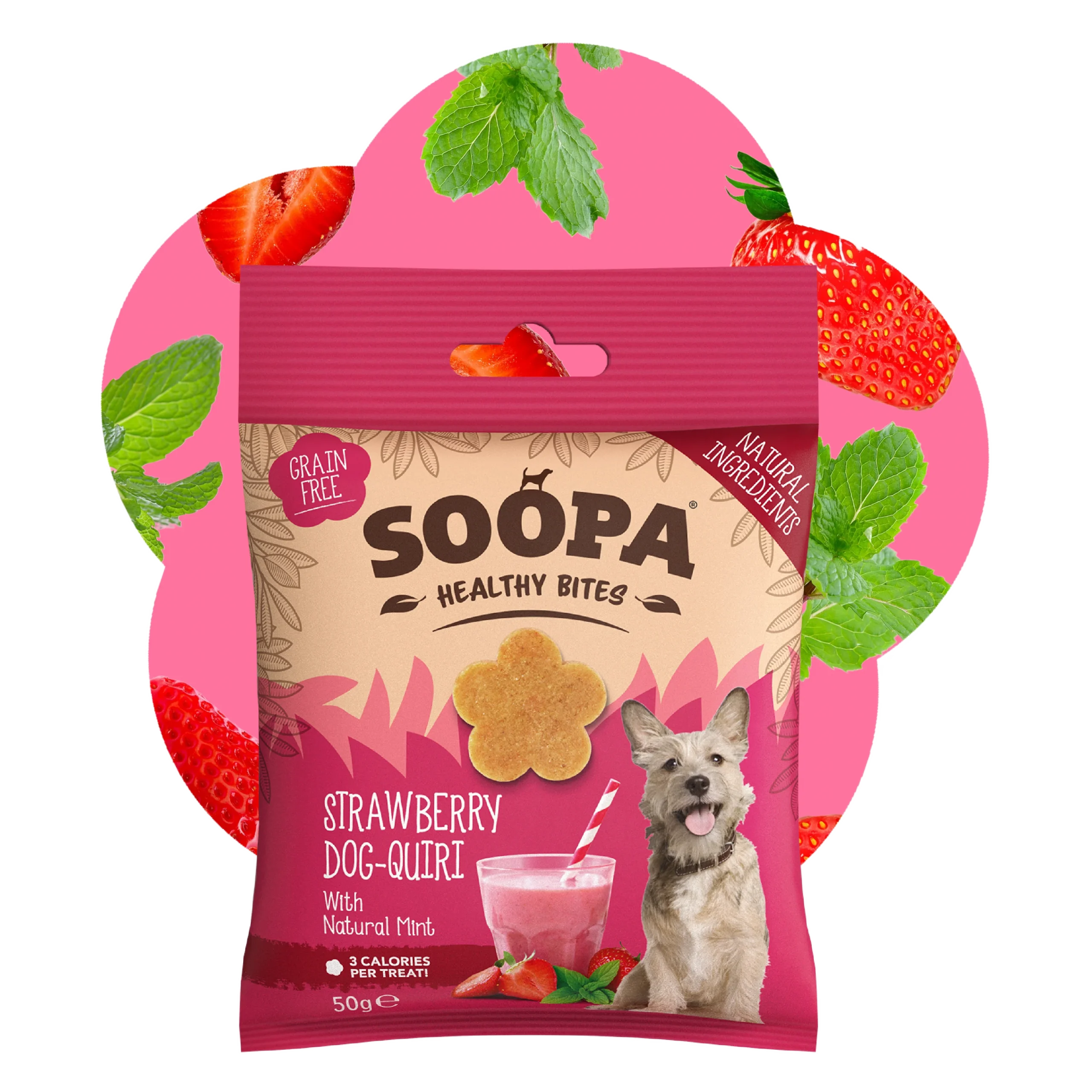 Soopa healthy bites strawberry Dog-Quiri