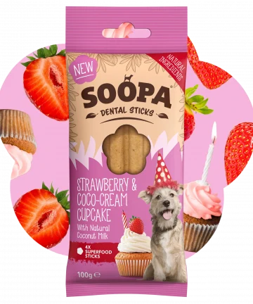 Soopa dental sticks birthday
