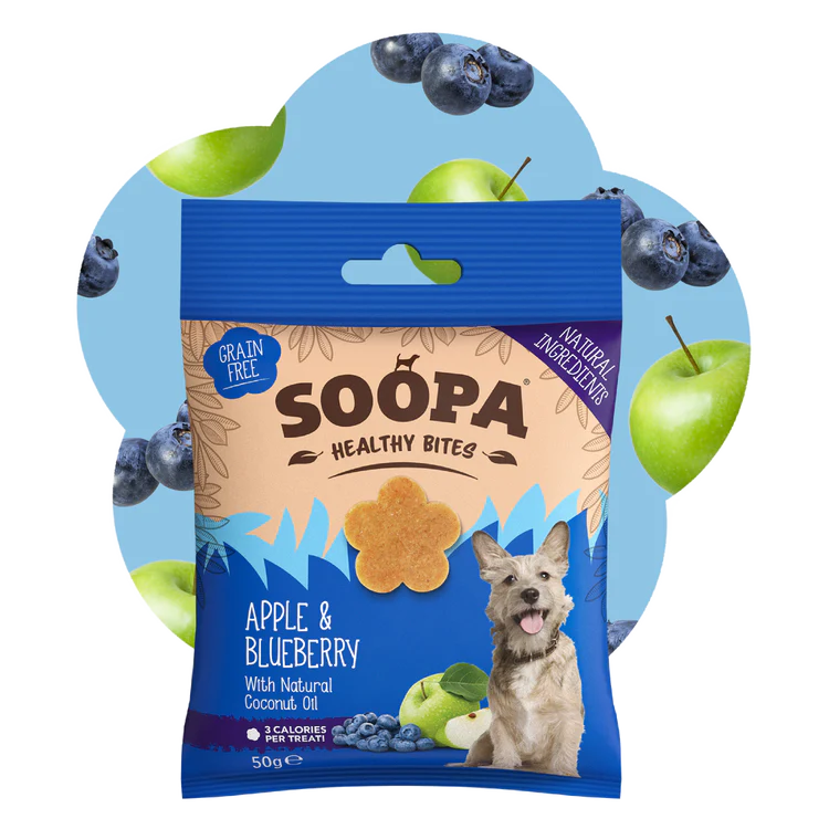 Soopa healthy bites apple & blueberry